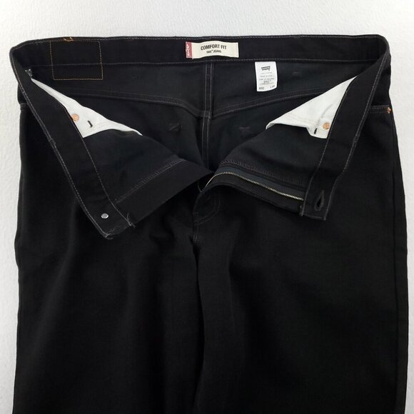 Levi's 560 Jeans Vintage Comfort Fit USA Black Denim Y2K Men "42x38" Real 44x38 - Picture 10 of 12